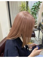 Cote大島桃花 ハイトーンカラー ピンクベージュ ピンクオレンジ