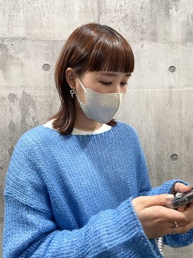 アラレ(ARARE) ワイドバング☆切りっぱなしロブ