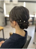 【WAVY hair set】フルアップシニヨン