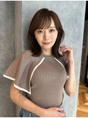 メルティカラーフェミニンロング似合わせカット
