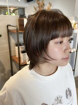 シー.(SHE.)&nbsp;【SHE.】レイヤーカット/オリーブベージュ/ブリーチなしカラー