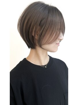 ゴカン バイ ジル ブラン 名古屋(Gokan by JIL BLAN) ハイライトバレイヤージュダブルカラーショートカット30代40代