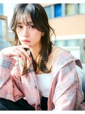 くびれヘアモテ髪顔周りツヤレイヤーカット［大通駅］