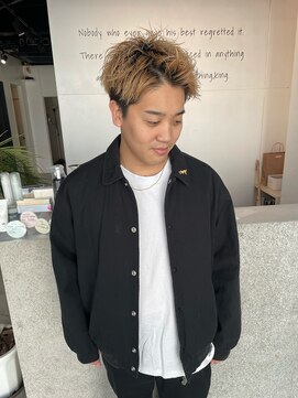 メンズサロン キング 高槻店(Men’s salon K!ng) 波巻きツイストスパイラルパーマ/フェザーパーマ/眉毛/メンズ