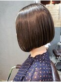 【松戸BULL】サロンスタイル☆大人☆前下がりミニボブ