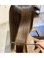 エイクス ヘア デザイン×美髪クリニック 千葉(AQs hair design) ＊＊ブリーチ毛ストレート＊＊