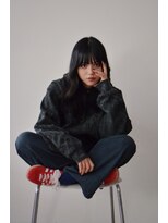 シーン(SCENE)&nbsp;[天神今泉/黒髪カタログ/クラゲヘアー/オリーブグレー]