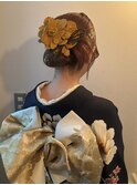 成人式ヘアセット/タイトヘア