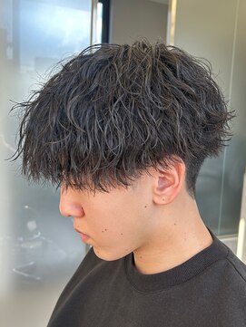 ゴウトゥデイシェアサロン 町田店(GO TODAY SHAiRE SALON) 波巻きシャドウパーマ【町田メンズカット】