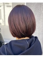 マノハル(MANOHARU)&nbsp;マッシュボブ　ナチュラルピンクブラウン
