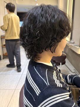 インプレッション(impression produced by LA’BO) 【札幌/impression佐藤】シュートウルフ/カーリーショート