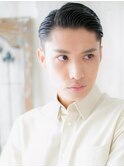 30代40代大人リクルート七三オールバックフェードカットa1北浦和