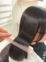 ナジュ 金山(NUJAR)&nbsp;カット+髪質改善ストレート+アメイジアカラー
