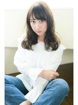 ソワリー 栄(THOiRY)&nbsp;THOiRY栄【ソワリー】　つやつやカールセミロングby前田