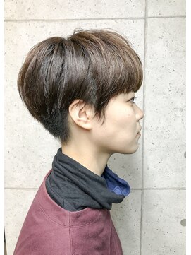 ア セカンド 清藤美容室第弐號(a sekand) 刈り上げマッシュショートスタイル