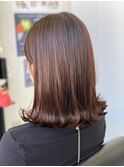 20代　30代　伸ばしかけにオススメ外はねボブ
