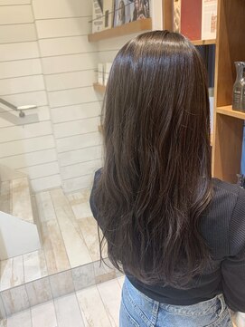 ネオリーブ アンド 渋谷店(Neolive &) 【neolive&】大人透け感ダークグレーアッシュ