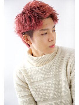 ヴェルダ 池袋店(verda) 【verdaメンズ】桜色ツーブロック　mizuno