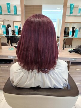 アッシュ 十日市場店(Ash) ケアブリーチでダメージレス！ピンクラベンダー