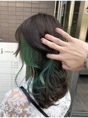 インナーカラー グリーン
