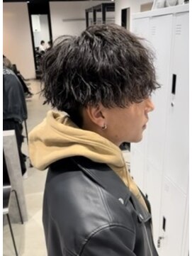 ゴールドシブヤ(GOALD SHIBUYA) 刈り上げマッシュツイストスパイラルパーマ