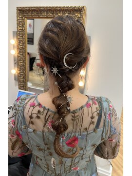 コワファースト  させぼ五番街店(COIFF1RST) 編みおろし×ピンアレンジ