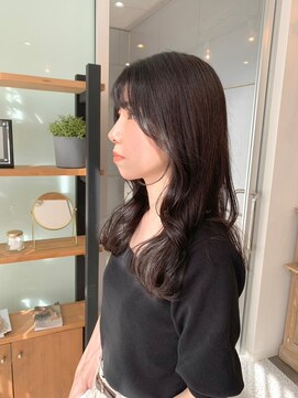 ジーナ セントラル銀座(Zina) ツヤ感カラー＊暗髪＊ダークアッシュ【ZinaCENTRAL】