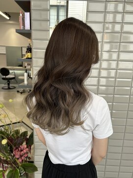 リリー(Lilley) 【lilley 稲永麻衣】バレイヤージュ+ハイライトカラー 天神/今泉