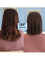 アエメゾン(ae maison)&nbsp;ぷるっと艶髪へ♪