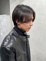 ゼスト リル 新宿(ZEST lill)&nbsp;センターパート 縮毛矯正 パーマ落とし ハイライト