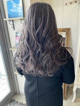 ヘアーデザイン シュシュ(hair design Chou Chou by Yone) ☆chouchou☆ハイライト×グレージュ