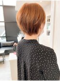 福山Caary20代30代小顔補正立体カットショートヘア.ショートボブ
