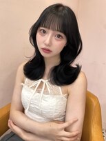 ボタン シブヤ(VOTAN SHIBUYA)&nbsp;アッシュ/グレージュ/韓国ヘア/渋谷/レイヤー/顔まわり