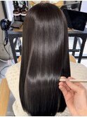 艶髪髪質改善 艶カラー uptogloss 奈良市 brown