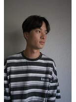 ミューズ バイ ケンジ(MUSE by KENJE)&nbsp;センターパート／ニュアンスパーマ／平塚美容院