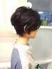 白髪抑制、髪のシワ、エイジングケアにトリートメント＋カット＋カラー