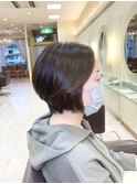 大人丸みショートスタイル　30代40代50代　土浦