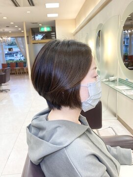 松本平太郎美容室 土浦パートワン(PART1) 大人丸みショートスタイル　30代40代50代　土浦