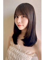 モアナ バイ ラナ 甚目寺店(MoanA BY LANA)&nbsp;大人かわいい/ヨシンモリ/美髪/シルキーベージュ/前髪カット