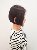 顎ラインボブ/前下がりボブ