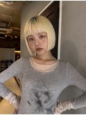 抜きっぱなしブロンド×ボブ