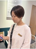 刈り上げハンサムショート　stylist中村