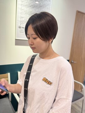 ヘアーブレイス(hair brace) 刈り上げハンサムショート　stylist中村