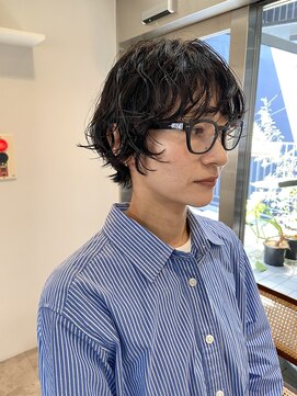 パープル(PURPLE) ショートパーマ/マッシュパーマ/ショートヘア