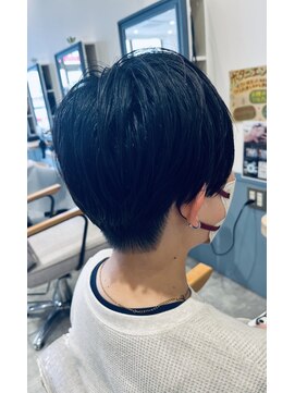 デューポイント 明石硯町店 2ブロック刈り上げショート