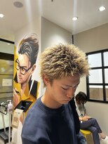 ステージ(STAGE)&nbsp;スパイキーショート　ツイストパーマ　メンズショート
