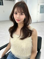 ユーフォリア 銀座本店(Euphoria)&nbsp;透明感カラー くびれ巻き 顔周りカット 髪質改善 銀座