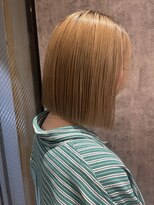 ネオ(neo.)&nbsp;ミルクティーベージュ/ハイトーン/Wカラー/タッセルボブ