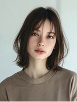 アンドレイ 表参道(andrey) 着物ヘア/大人ガーリー/ダークアッシュ/似合わせカット/表参道