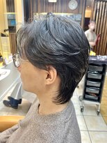 クオリス 上板橋店(QUALIS)&nbsp;冬◎ニュアンスパーマ×センターパートウルフで好印象